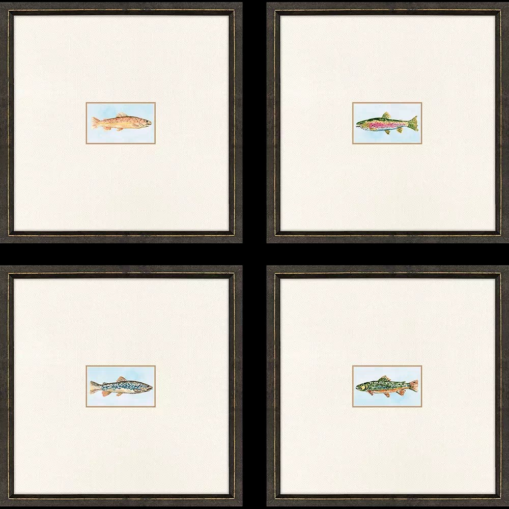 Watercolor Trout Wall Art