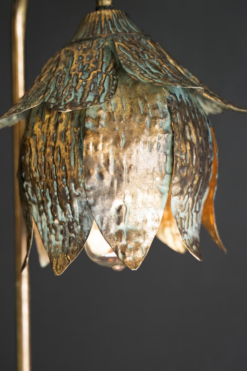 Brass Tulip Lamp