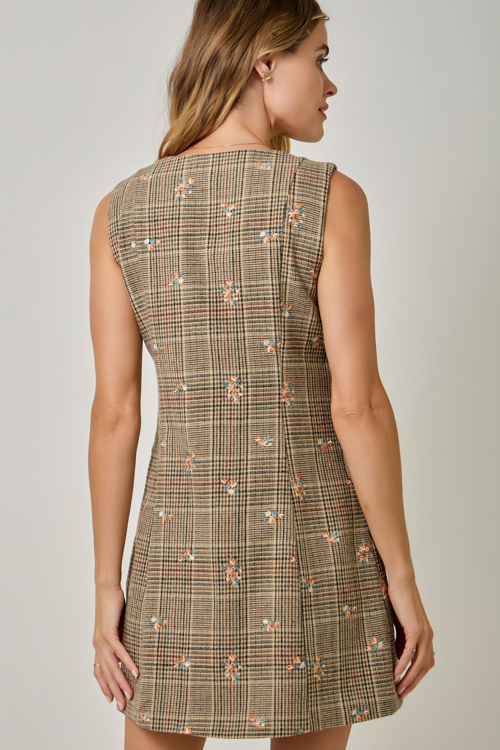 Embordered Glen Dress
