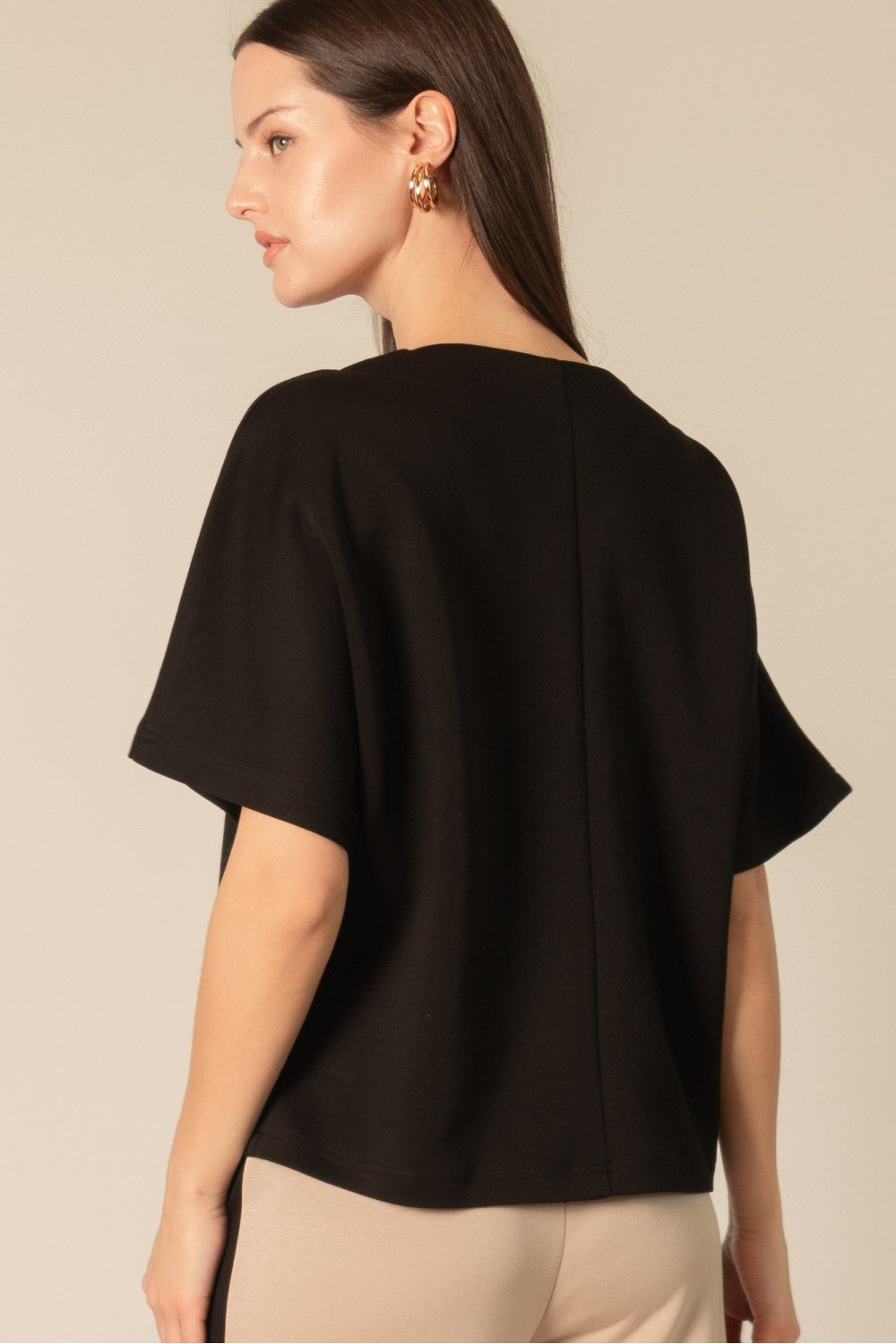 Butter Modal V-Neck Short Sleeve Top