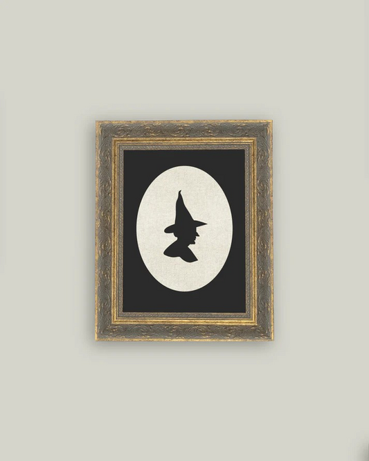 Framed Witch Silhouette