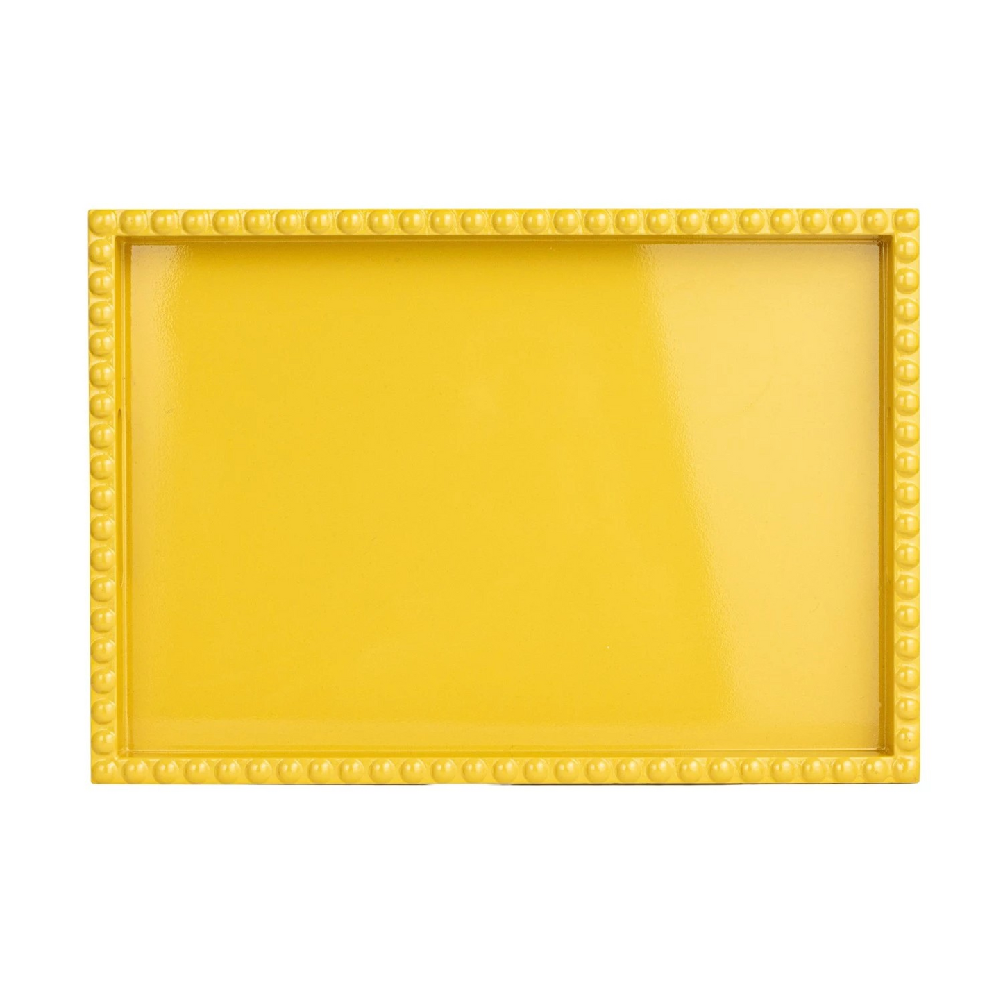 Yellow Lacquered Tray