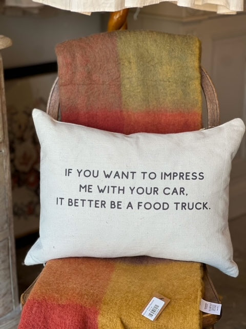 Food Truck Lumbar Pillow