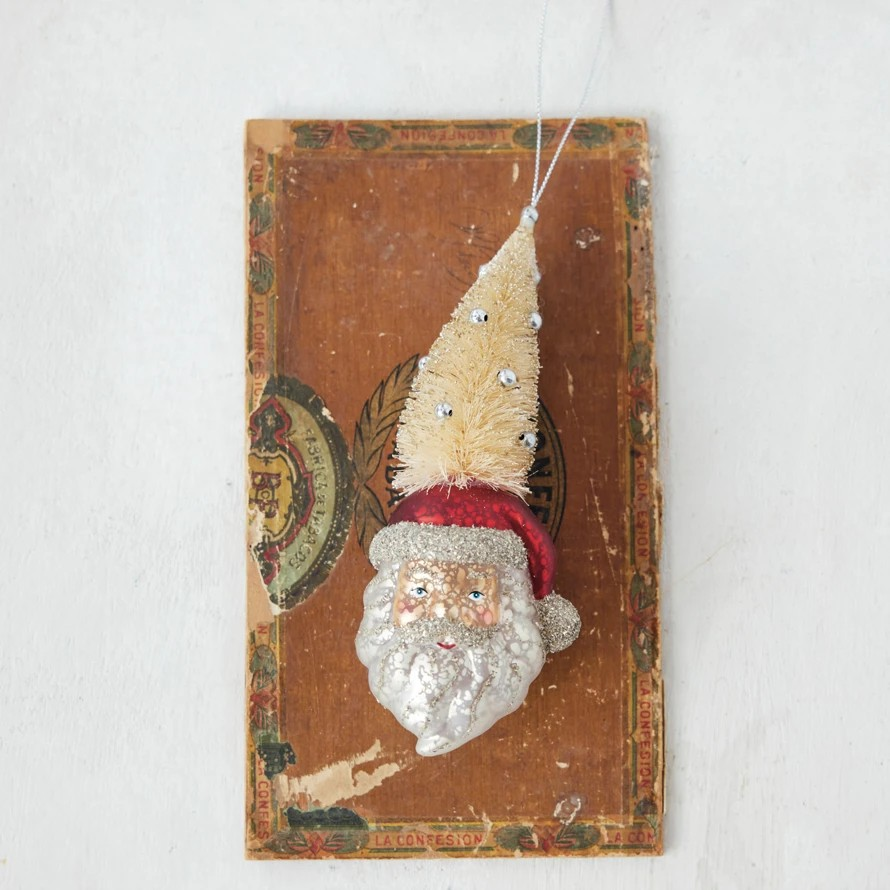 Hand-Painted Santa Clause Ornament