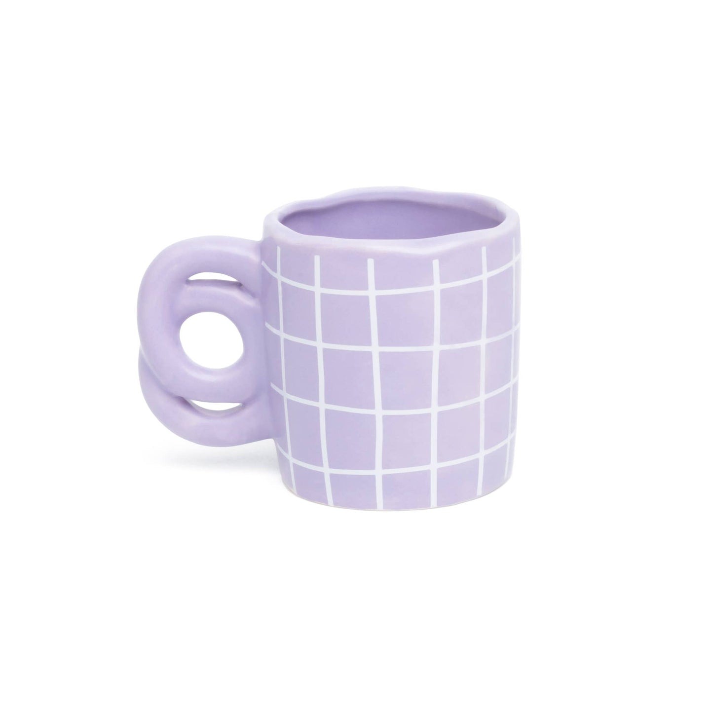 Plaid Coffee Cup