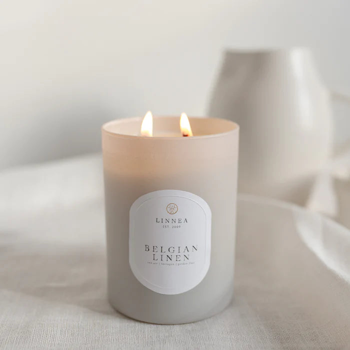 Belgian Linen Candle