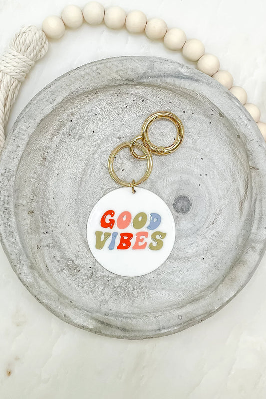 Good Vibes Key Chain