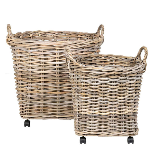 24" Rattan Storage Basket