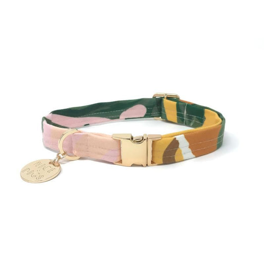 Wanderlust Printed Dog Collar